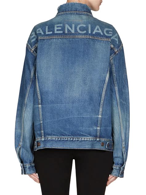 balenciaga jeans jacket women